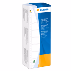 HERMA Étiquettes en continu 88.9x48.4 mm, 1 rangée, blanches, papier mat, 3000 pcs, Blanc, Imprimante d'étiquette adhésive, C ...