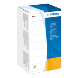 HERMA Étiquettes en continu 147.32x48.4 mm, 1 rangée, blanches, perforées, papier mat, 6000 pcs