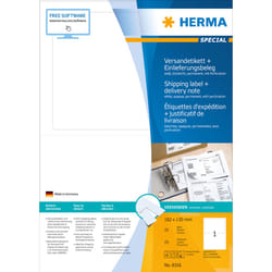 HERMA 8316 étiquette d'adresse Blanc