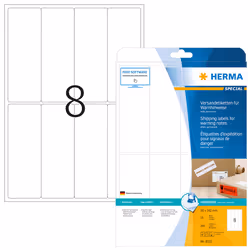 HERMA 8326 étiquette d'adresse Blanc