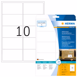 HERMA 8330 étiquette d'adresse Blanc