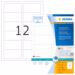 HERMA 8805 étiquette d'adresse Blanc