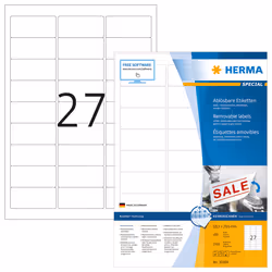 HERMA 10300 étiquette à imprimer Blanc Imprimante d'étiquette adhésive