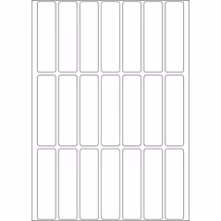 HERMA 10606 étiquette auto-collante Rectangle Blanc 672 pièce(s)