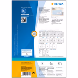 HERMA 10731 étiquette à imprimer Blanc Imprimante d'étiquette adhésive
