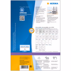 HERMA 10740 étiquette à imprimer Blanc Imprimante d'étiquette adhésive