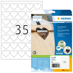 HERMA 10790 étiquette auto-collante Cœur Permanent Blanc 350 pièce(s)