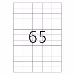 HERMA 10913 étiquette auto-collante Rectangle Permanent Blanc 1625 pièce(s) - Vue supplémentaire 5