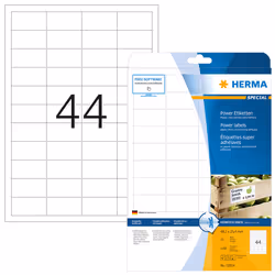 HERMA 10914, Blanc, Rectangle, Permanent, Papier, Mat, Laser/a jet d'encre