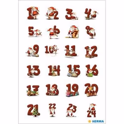 HERMA 15071 autocollant décoratif Papier Rouge Permanent 72 pièce(s)