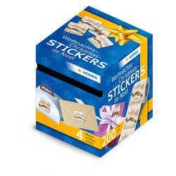 HERMA Stickers de noël, boules de noël or, 200 stickers sur un rouleau