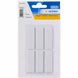 HERMA 15186, Blanc, Rectangle, 15 mm, 45 mm, 6 pièce(s)