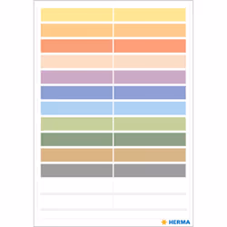 HERMA 15238 étiquette auto-collante Rectangle Permanent Multicolore 60 pièce(s)