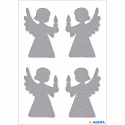 HERMA 15249 autocollant décoratif Feutrine Argent 4 pièce(s)