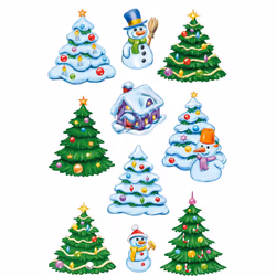 HERMA Stickers paysage hivernal