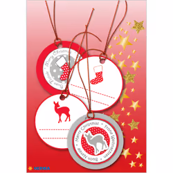 HERMA cadeau Noël 3D