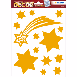 HERMA 15545 autocollant décoratif Or Amovible 132 pièce(s)