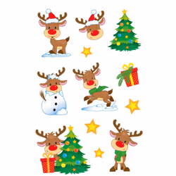 HERMA Autocollant Petit Rudolphe