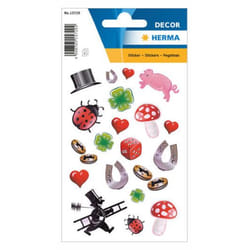 HERMA lucky symbols with glitter adhésif pour enfant