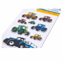 HERMA Tractors Race adhésif pour enfant