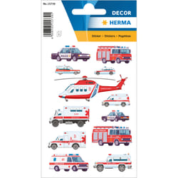 HERMA Blue Light Vehicles adhésif pour enfant