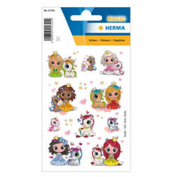 HERMA Princess Sweetie & Friends adhésif pour enfant