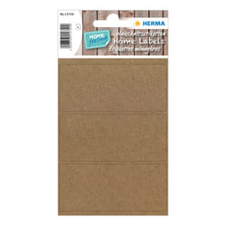 HERMA 15754 étiquette auto-collante Rectangle aux angles arrondis Permanent Marron 12 pièce(s)