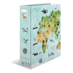 HERMA Motif classeur A4 Carte du monde