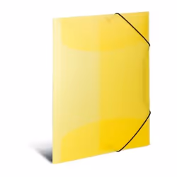 HERMA 19514, A3, Polypropylène (PP), Jaune, 3 pochettes, Elastique, 1 pièce(s)