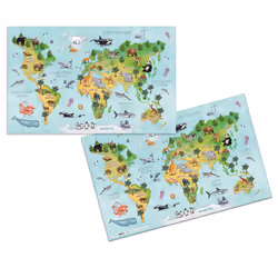 HERMA Carte du monde, Multicolore, Carton, 350 mm, 550 mm, 1 pièce(s)