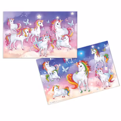 HERMA Sous-main 550 x 350 mm Licorne, Multicolore, Carton, 550 mm, 350 mm