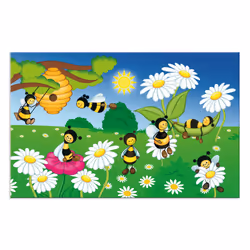 HERMA Sous-main 550 x 350 mm Pre des abeilles