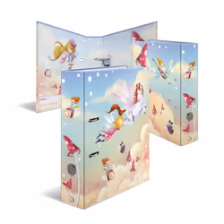HERMA 19817, A4, Anneau en D, Rangement, Carton, Multicolore, 7 cm