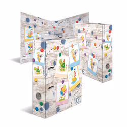 HERMA 19820, A4, Anneau en D, Rangement, Carton, Multicolore, 7 cm