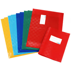 HERMA 19996 Protège-cahier 10 pièce(s) Bleu, Cyan, Vert, Rouge, Jaune