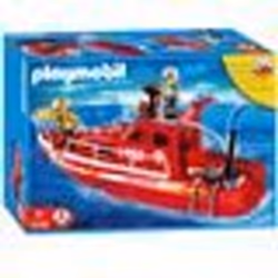 Playmobil - 3128 - Pompiers - Pompiers sauveteurs / Bateau - Bateau de sauvetage des pompiers