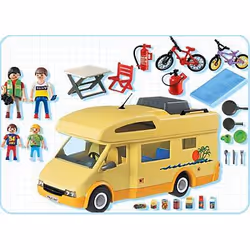 Playmobil City Action Famille / camping car, Famille, Multicolore