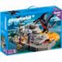 Playmobil Superset Chevaliers Dragons - PLAYMOBIL - 4006 - Coffret de jeu transportable
