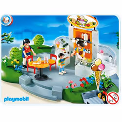 Playmobil Super Set Ice Cream Parlor, Kit de figurines jouets, Plastique