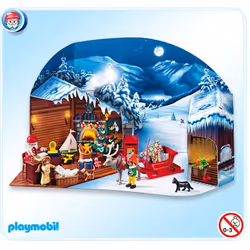 Playmobil Advent Calendar Christmas Post Office, Kit de figurines jouets, 4 an(s), Plastique