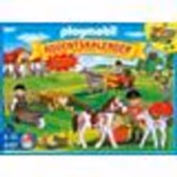 Playmobil Calendrier de l'Avent - Ferme Équestre avec surprises inédites, Jeu de construction, 4 an(s)