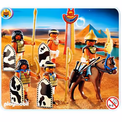 Playmobil Egyptian Soldiers, Multicolore, Plastique
