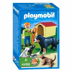 Playmobil Enfant / famille de chiens, 4 an(s), Multicolore