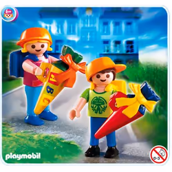 Playmobil Child’s First Day at School, Multicolore, Plastique