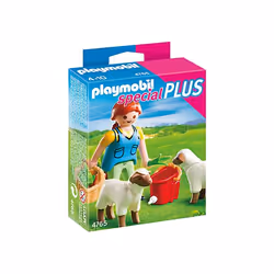 Playmobil Agricultrice avec Moutons, Jeu de construction, 4 an(s)