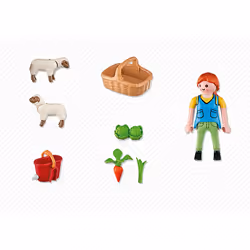 Playmobil Agricultrice avec Moutons
