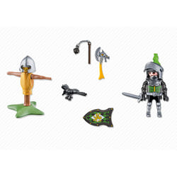 Playmobil Chevalier Du Lion Avec Mannequin D'Entraînement