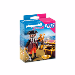 Playmobil SpecialPlus Flibustier avec trésor royal, Pirates, 4 an(s), Multicolore