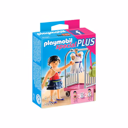 Playmobil SpecialPlus Top modèle et portant pour vêtements, 4 an(s), Multicolore