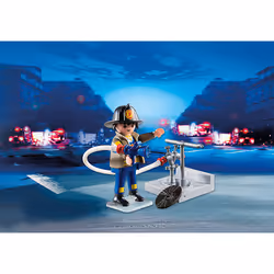Playmobil SpecialPlus Pompier avec bouche d'incendie